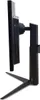 Side view of a black computer monitor on a stand. Produktbild-Vorschau