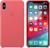 A pink iPhone case is shown next to an iPhone displaying its home screen. Podgląd zdjęcia produktu