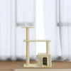 vidaXL Kratzbaum mit Sisal-Kratzsäulen Creme 70 cm Produktbild-Vorschau 2