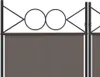 vidaXL 3-tlg. Paravent Anthrazit 120x200 cm Stoff Produktbild-Vorschau 6