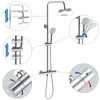 AICA Duschsystem mit Thermostat Duscharmatur Regendusche Produktbild-Vorschau 5