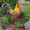 Gartenhahn-Statuen und -Skulpturen, Metallhähne, Hoftiere, Produktbild-Vorschau 2