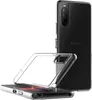 A transparent phone case is shown next to a Sony Xperia phone. Produktbild-Vorschau