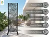 Dekorative Metallpaneel Metallsichtschutzwand - Flieder Produktbild-Vorschau 1