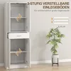 HOMCOM Mobile da cucina a buffet con ripiani regolabili e Anteprima dell’immagine prodotto 5