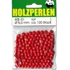 Holzperlen D: 10 mm rot 56 Stück, mit Lochbohrung Produktbild-Vorschau 2