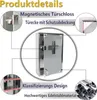 XINZI Lékárnička Lékárnička se skleněnými dvířky a Náhled obrázku produktu 3