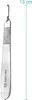 A surgical scalpel handle with a measurement indicator. Voir les images du produit