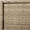 Mobile da giardino Beige 83x45x76 cm Poly rattan Anteprima dell’immagine prodotto 16