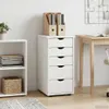 vidaXL Armadio bianco 34 x 39 x 61,5 cm in legno massello Anteprima dell’immagine prodotto 9