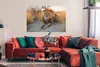 MuchoWow® Poster Löwe - Morgen - Afrika 120x80 cm - Bilder Produktbild-Vorschau 2
