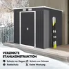 Outsunny Metall Gerätehaus 2,42 m², Geräteschuppen mit Produktbild-Vorschau 4
