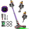 A collage of a cordless vacuum cleaner and its accessories against a white background. Produktbild-Vorschau