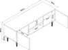 Table TV 'Starvili' avec 2 portes 120 x 40 x 45 cm Gris Voir les images du produit 4