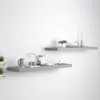 vidaXL Schwebende Wandregale 2 Stk. Grau 90x23,5x3,8cm MDF Produktbild-Vorschau 18