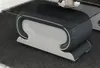 Designer Couchtisch Polster Tisch Leder Glas Moderner Voir les images du produit 7