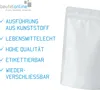 Standbodenbeutel mit Druckverschluss 110x185+65 mm Produktbild-Vorschau 2
