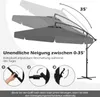 Parasol COSTWAY Ø300 cm, parasol typu „ampel” z osłoną z Podgląd zdjęcia produktu 6