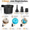 Camping Luftpumpe elektrisch 110–240V, tragbare Pumpe für Produktbild-Vorschau 7