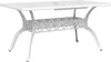 vidaXL Gartentisch Weiß 150x90x72 cm Aluminiumguss Produktbild-Vorschau 1