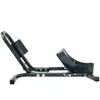 A side view of a motorcycle wheel chock stand. Produktbild-Vorschau