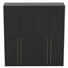 Drehtürenschrank Kleiderschrank Schrank 200 cm Produktbild-Vorschau 8
