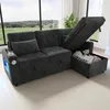 Canapé d'angle Merax Canapé-lit avec fonction couchage, Voir les images du produit 4