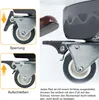 LZQ Pflanzenroller Rund Blumenroller mit Rädern Tragkraft Produktbild-Vorschau 6