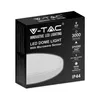 The image shows the packaging of a V-TAC LED dome light with a microwave sensor. Náhled obrázku produktu