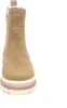 A single brown and beige boot is shown from the front against a white background. Produktbild-Vorschau