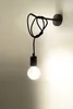 Kinkiet EDISON, zwart, 1xE27x60W, metaal, afmetingen: Productafbeelding-voorbeeld 2