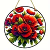 GKA Sonnenfänger Mohn 15 cm Buntglas Lichtfänger Produktbild-Vorschau 3