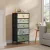 WOLTU Kommode mit 5 Schubladen aus Stoff, Sideboard, Produktbild-Vorschau 4