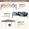 COSTWAY Pavillon 365x225cm, Pop up Pavillon pliable Voir les images du produit 6