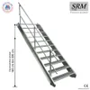 A metal staircase with handrails is shown against a white background. Náhled obrázku produktu