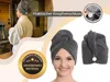 set di 2 turbanti per capelli / asciugacapelli, microfibra, Anteprima dell’immagine prodotto 4