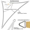 hanse Sonnensegel HDPE Quadrat 2x2m Sand Produktbild-Vorschau 13