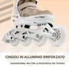 Inlineskates Blackwheels Flex Pro Beige Rollschuhe in 4 Produktbild-Vorschau 5