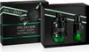 A gift set of Viktor & Rolf Spicebomb Night Vision Eau de Toilette for men, featuring the main fragrance bottle and a smaller travel-sized bottle, presented in its original packaging. Podgląd zdjęcia produktu