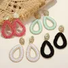 Damen Boho Ohrringe Hängend, Elegant Damen Schmuck, Rosa Produktbild-Vorschau 6
