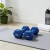 Relaxdays Hanteln 2er Set, Gusseisen, 5 kg, beschichtet, Produktbild-Vorschau 2