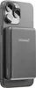 A close-up shot of a smartphone with a power bank attached to its back. Produktbild-Vorschau