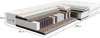 A cutaway view of a mattress showing its internal layers and dimensions. Anteprima dell’immagine prodotto