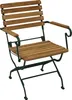 A studio shot of a single garden chair. Produktbild-Vorschau