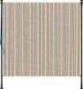 vidaXL Außenrollo Gelb und Weiß 200x270 cm Stoff und Stahl Produktbild-Vorschau 3