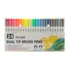 24 Farben Dual Tip Pinselstifte – Aquarell Marker Set mit Produktbild-Vorschau 2