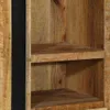 vidaXL Badschrank 40x30x90 cm Raues Massivholz Mango Produktbild-Vorschau 6