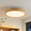 Lindby LED-Deckenlampe Lanira, Ø 50 cm, Holz, Remote, CCT Produktbild-Vorschau 3