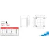 Presa CEE da incasso diritta 400V 16A 5P 75x75 mm Anteprima dell’immagine prodotto 6