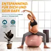 Cvičební míč TRESKO (korálově růžový, 65 cm) s pumpičkou Náhled obrázku produktu 7